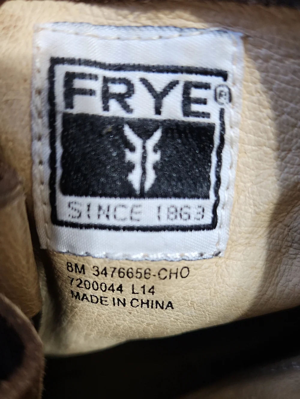 Frye Parker Moc Ankle Brown Oil Suede Boot Size 8M